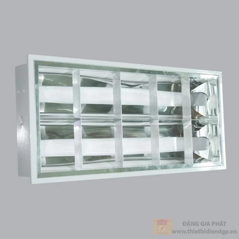 Máng đèn xương cá âm trần 2 bóng ( Không bao gồm bóng và tăng phô )