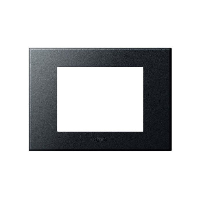 Mặt che nhựa đen Arteor – 3 module – 575012