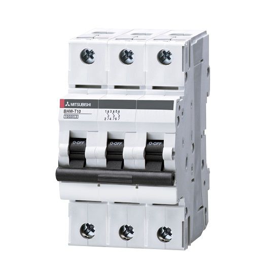 MCB 3P 10kA BHW-T10 Mitsubishi