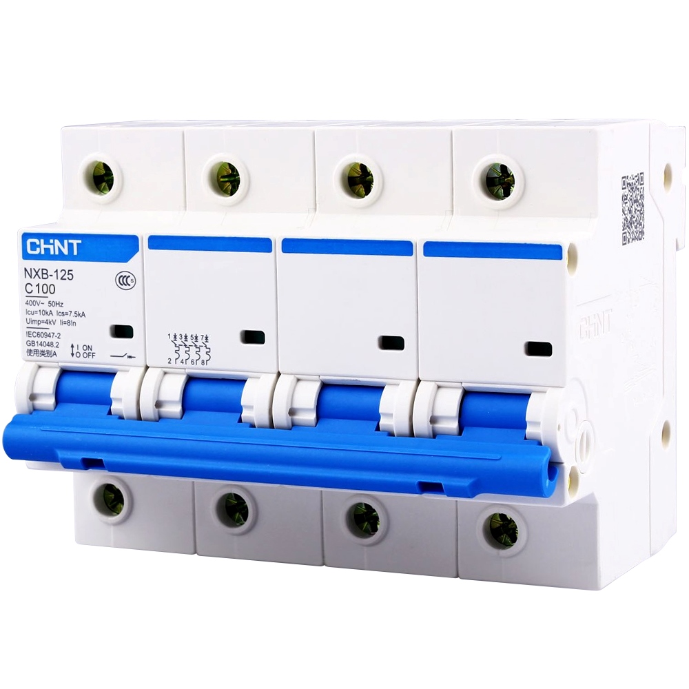 Cầu dao tự động CHINT MCB NXB-125 4P-10kA