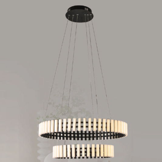 Đèn treo trang trí Slister Ø400+600*H1500mm - LED 66W 3000K