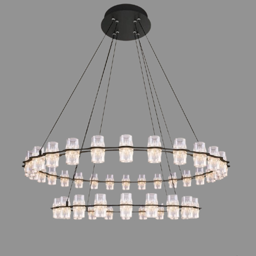 Đèn treo trang trí Slister 640+850mm - LED 132W 3000K