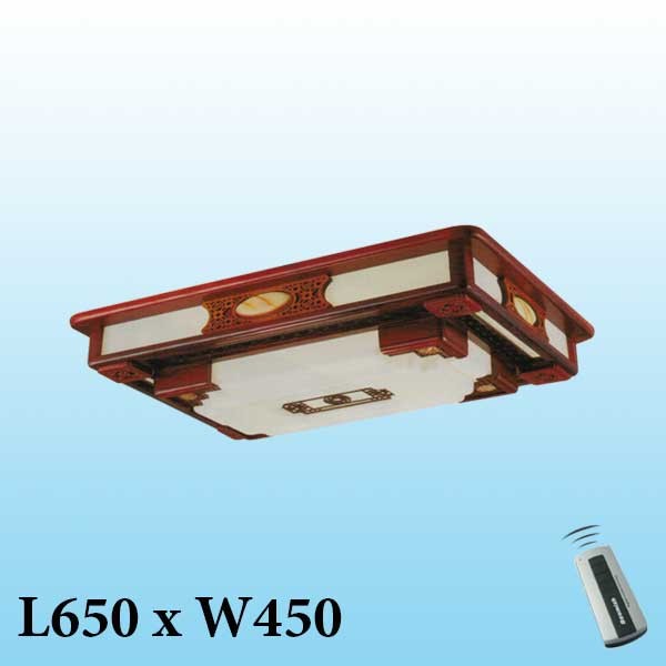 Đèn mâm trần gỗ MG-001 LED 3 màu