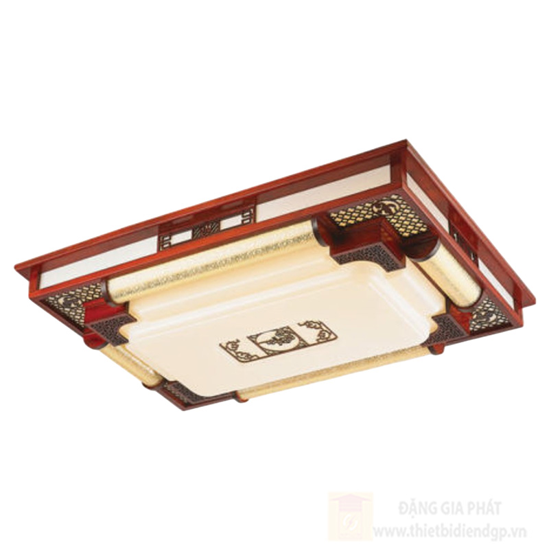 Đèn mâm trần gỗ MG-012 LED 3 màu