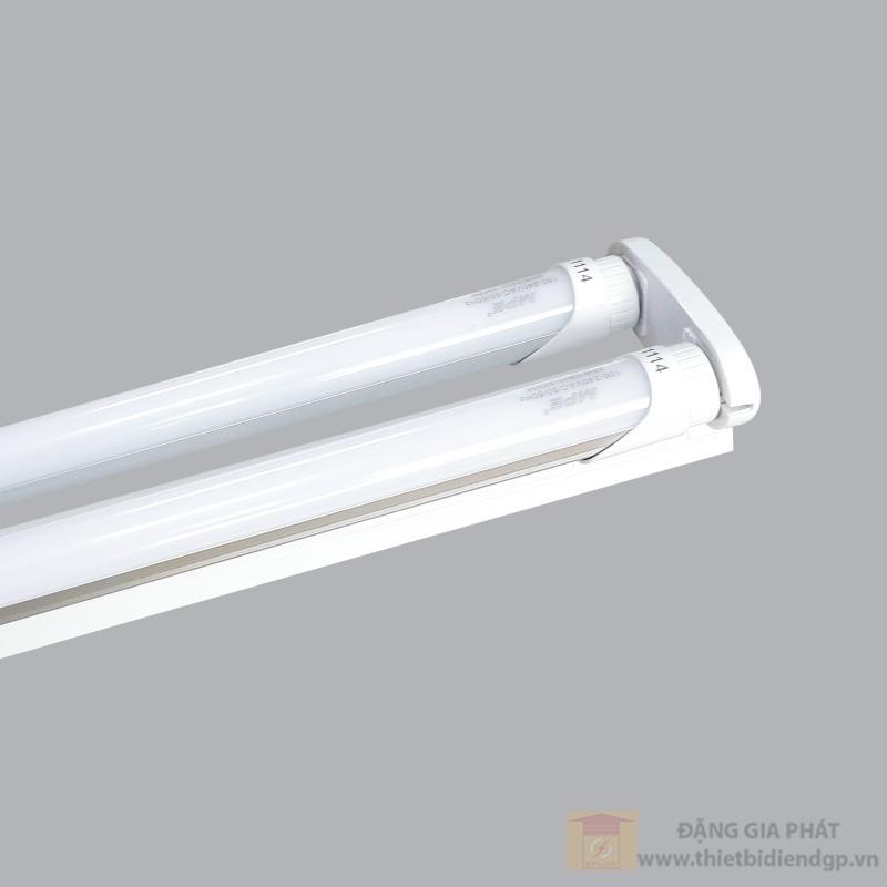 Bô máng Batten LED Tube thủy tinh 2x28W 1.2m, ánh sáng trắng