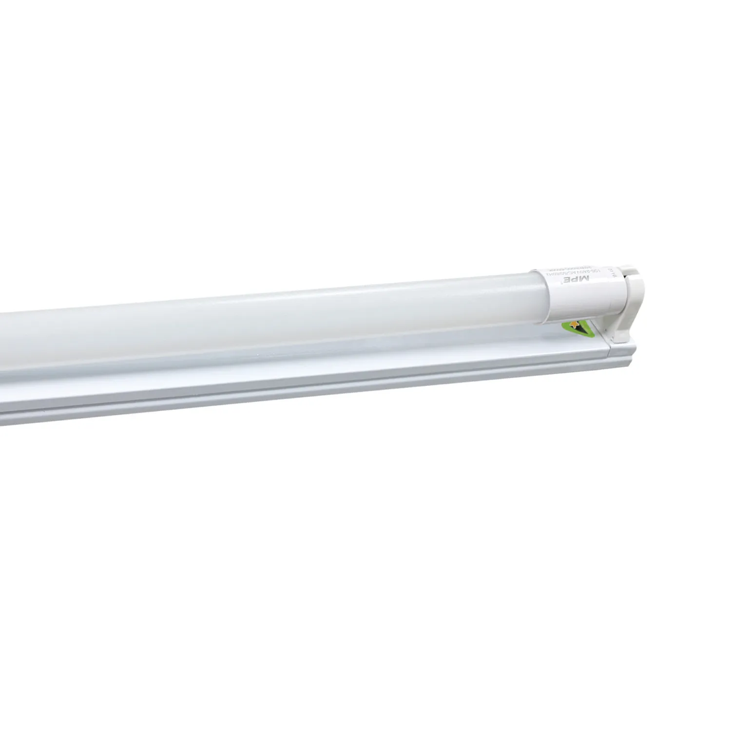 Bộ máng Batten LED Tube MPE thủy tinh ánh sáng vàng