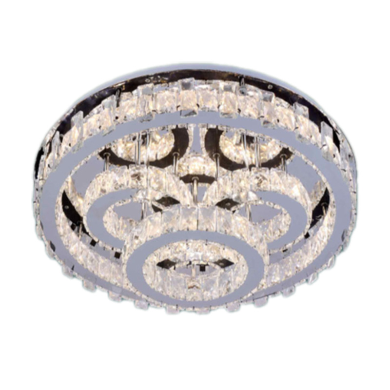 Đèn mâm pha lê Ø600 - LED 225W - 3 màu ánh sáng