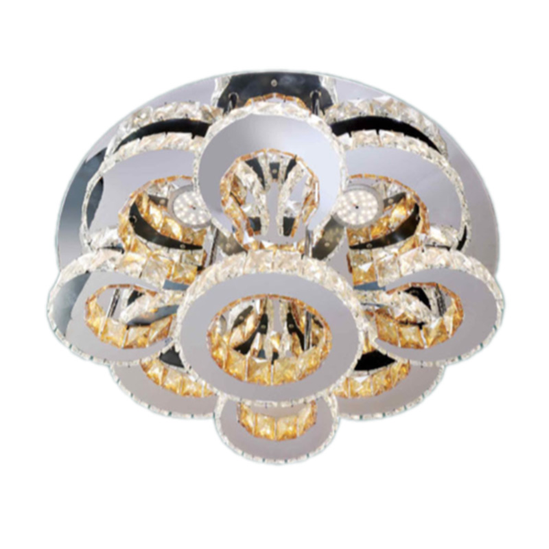 Đèn mâm pha lê Ø600 - LED 225W - 3 màu ánh sáng