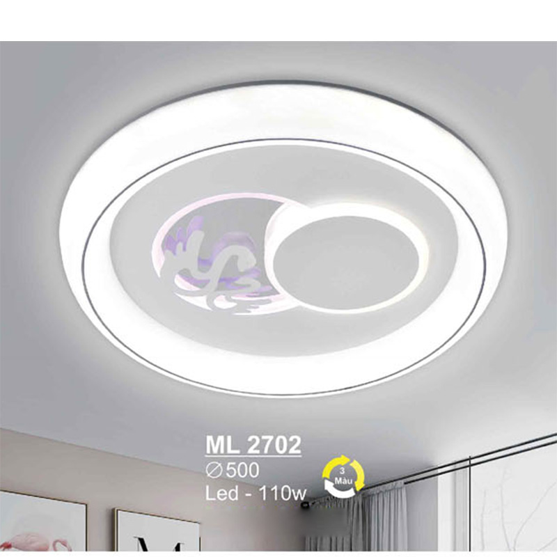 Đèn mâm SANO led 110W - 3 màu ánh sáng - Ø500