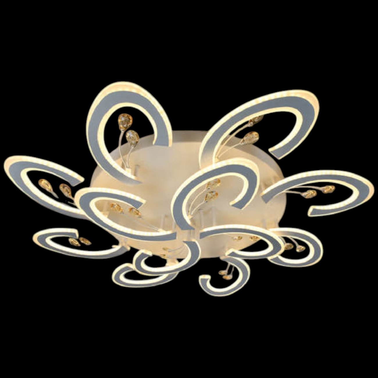 Đèn ốp trần trang trí Andora ML-6116/8+4 Ø950 LED 3 CĐ