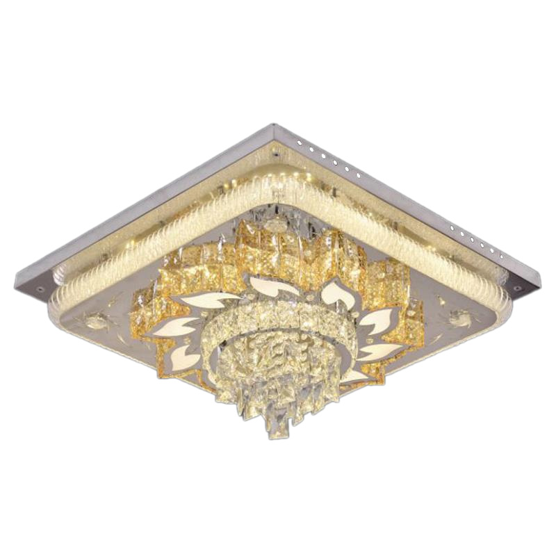 Đèn mâm vuông led trang trí Hufa Ø600*H360 - LED 172W, ánh sáng 3 chế độ