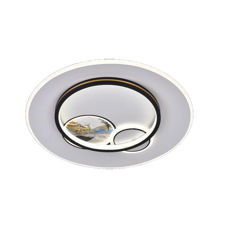 Đèn mâm led trang trí Hufa Ø480*H80 - LED 130W, ánh sáng 3 chế độ