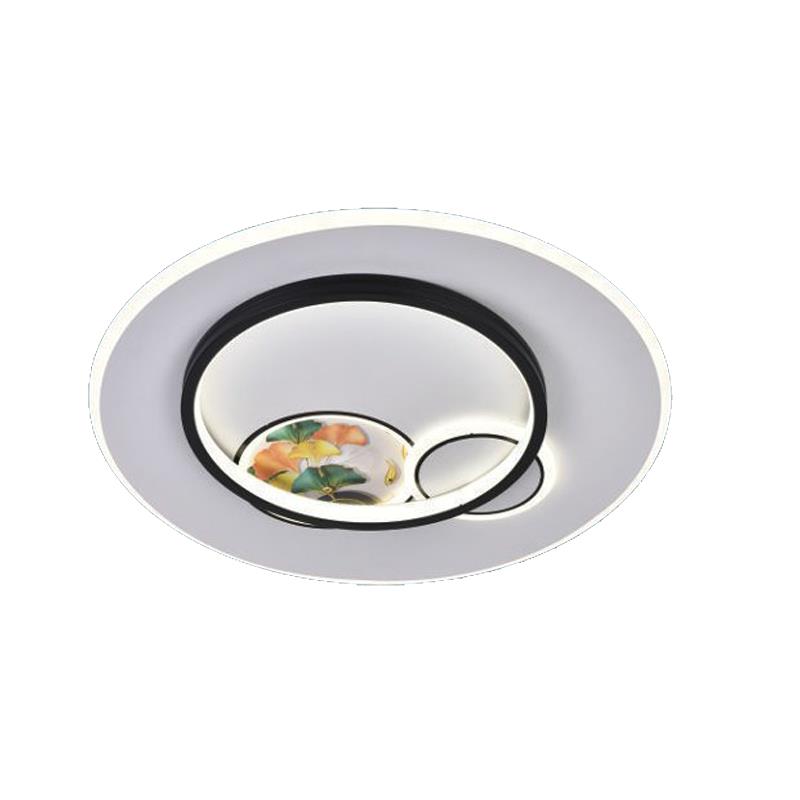 Đèn mâm led trang trí Hufa Ø480*H80 - LED 130W, ánh sáng 3 chế độ
