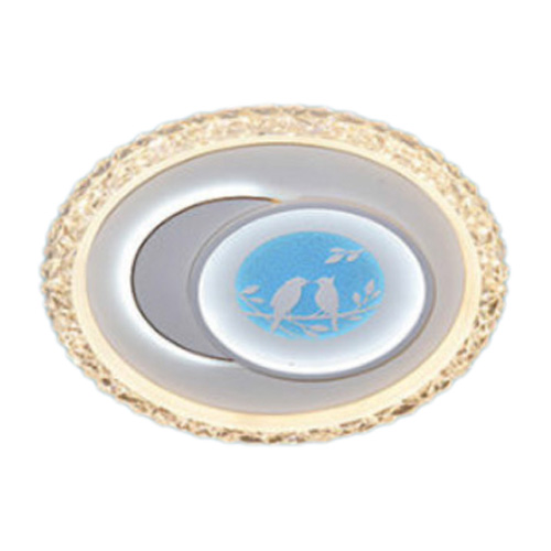 Đèn mâm led trang trí Hufa Ø480*H80 - LED 130W*2, ánh sáng 3 chế độ