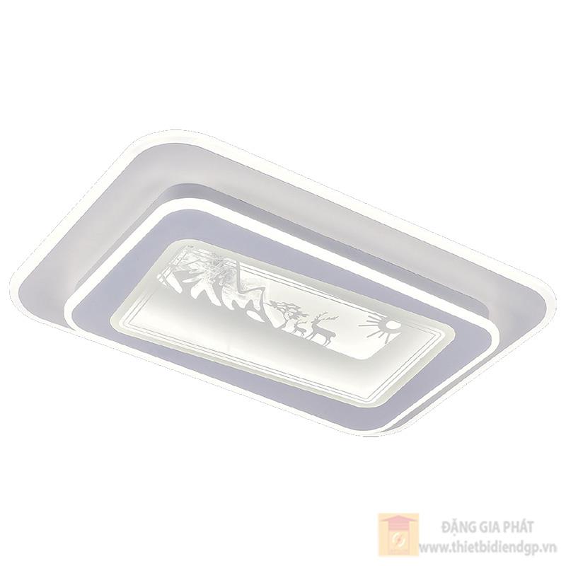 Đèn mâm mica chữ nhật LED 165W - W450*L660 - 3 màu ánh sáng