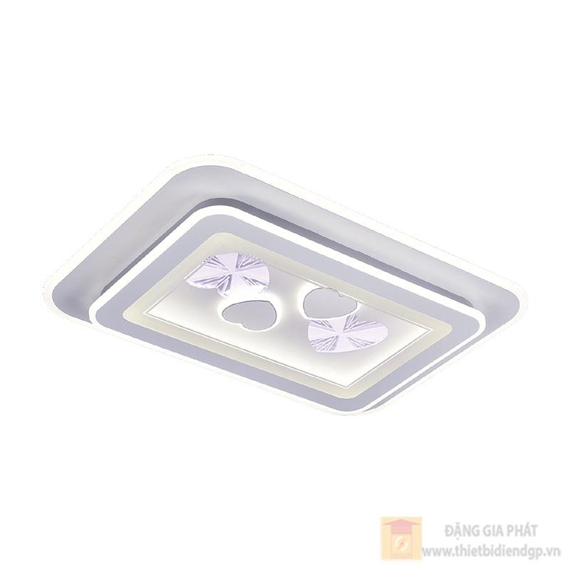 Đèn mâm mica chữ nhật LED 128W - W450*L660 - 3 màu ánh sáng