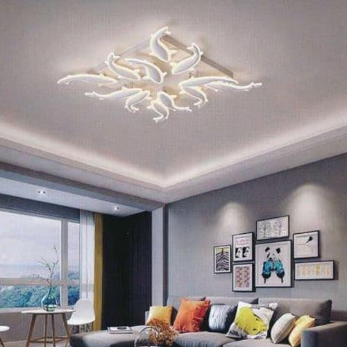 Đèn mâm vuông led nghệ thuật 162W