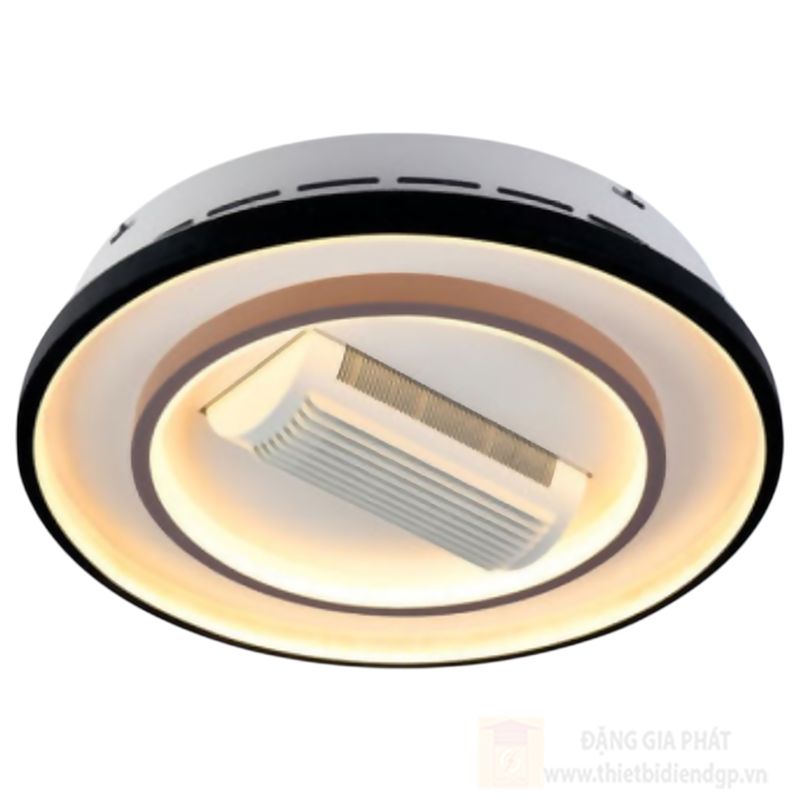 Đèn quạt không cánh ốp trần Euroto Ø600*H150