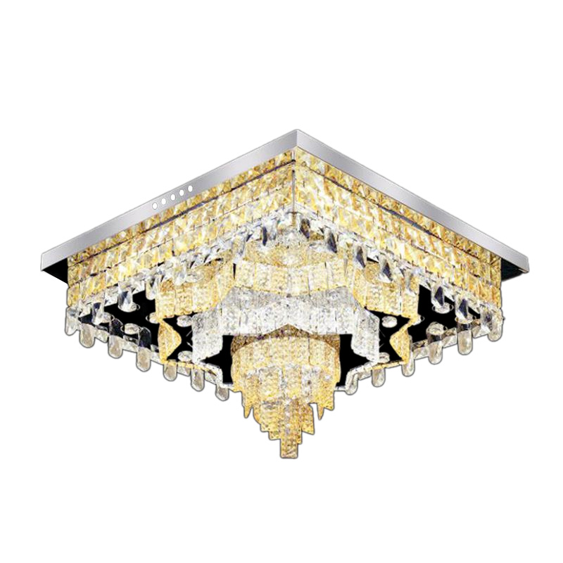 Đèn mâm vuông led trang trí Hufa Ø600*H200 - LED 96W, ánh sáng 3 chế độ