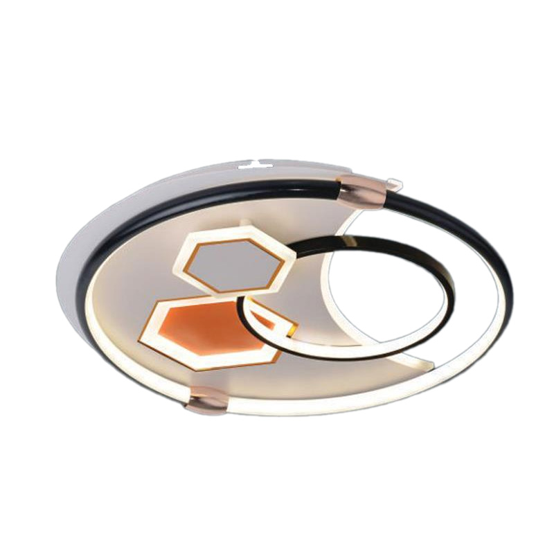 Đèn mâm led trang trí Hufa Ø500*H70 - LED 148W, ánh sáng 3 chế độ