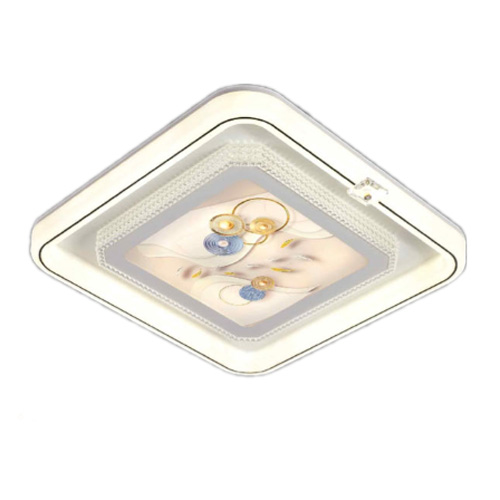 Đèn mâm ốp trần Mica SANO Led 125W - Ø500 - 3 màu ánh sáng - có remote