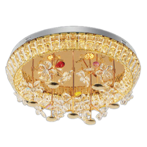 Đèn mâm pha lê Hufa Ø600*H300 - LED 88W, ánh sáng 3 chế độ