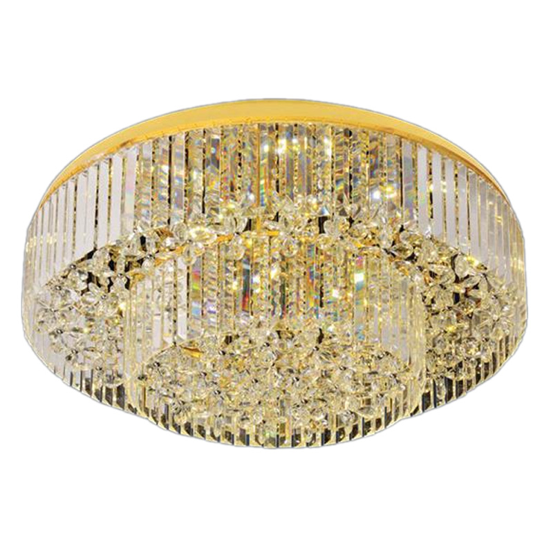 Đèn mâm pha lê Hufa Ø800*H330 - LED 96W, ánh sáng 3 chế độ