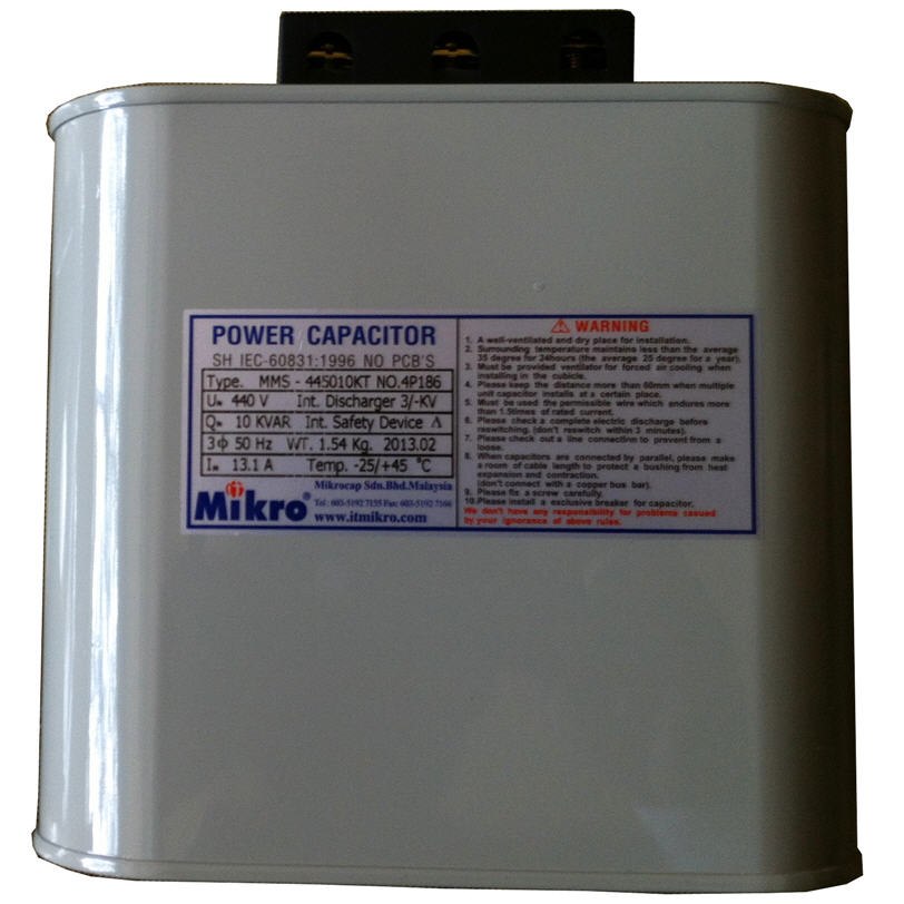 Tụ bù dầu Mikro 3 pha 440V 50Hz