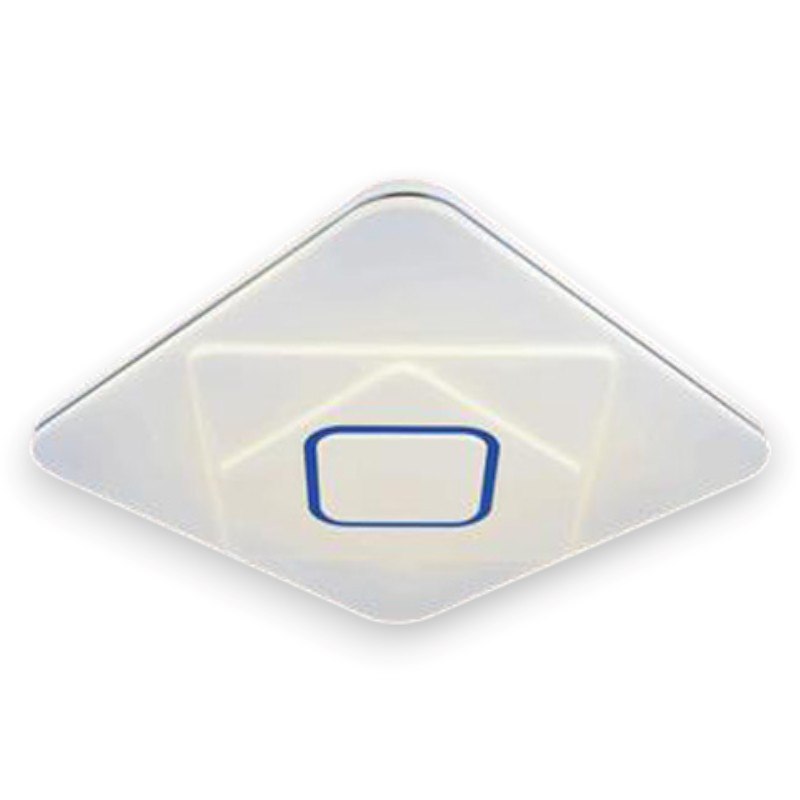 Đèn mâm Verona ốp trần Mica Ø480 x H100, ánh sáng 3 chế độ