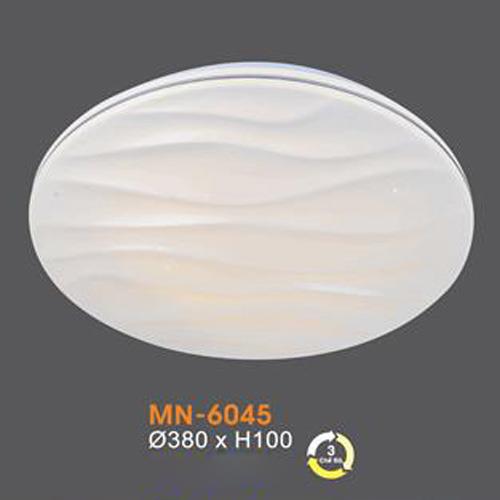Đèn mâm Verona ốp trần Mica Ø380 x H100, ánh sáng 3 chế độ