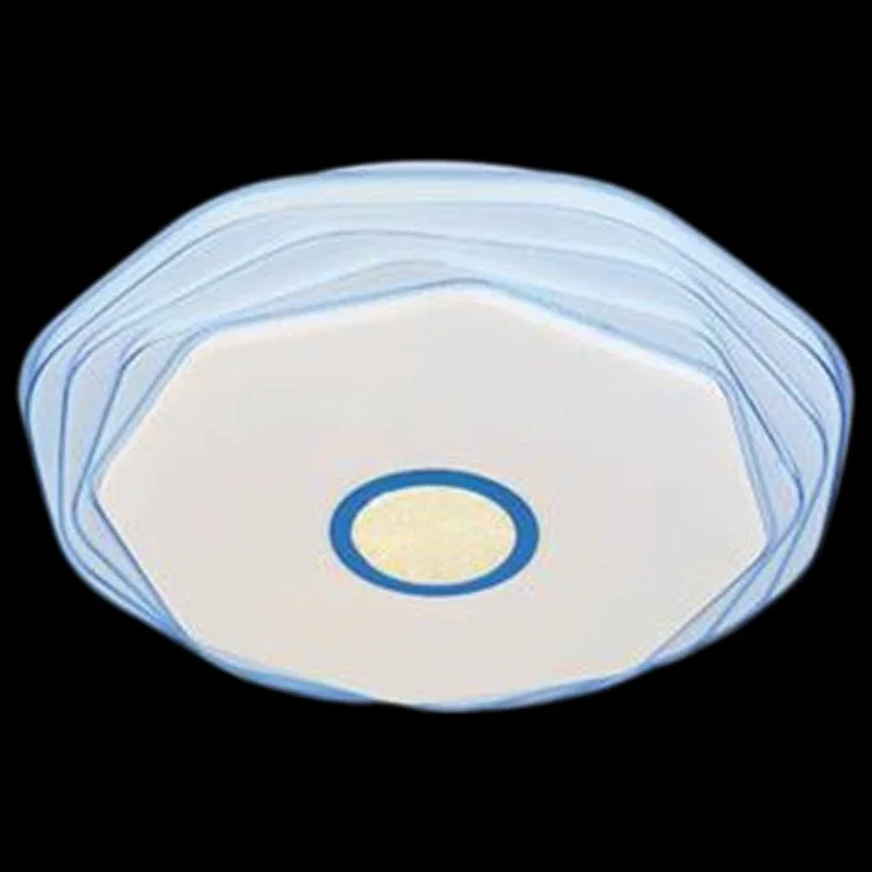 Đèn mâm Veronia ốp trần Mica Ø400 x H100, ánh sáng 3 chế độ