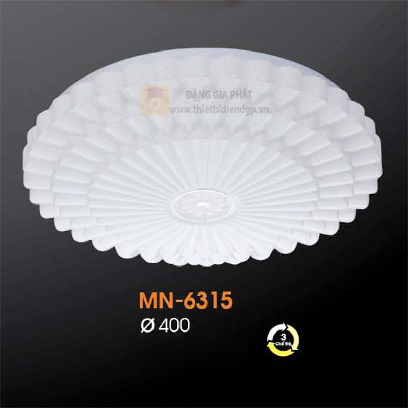 Đèn mâm ốp trần trang trí Verona Ø400 - ánh sáng 3 màu