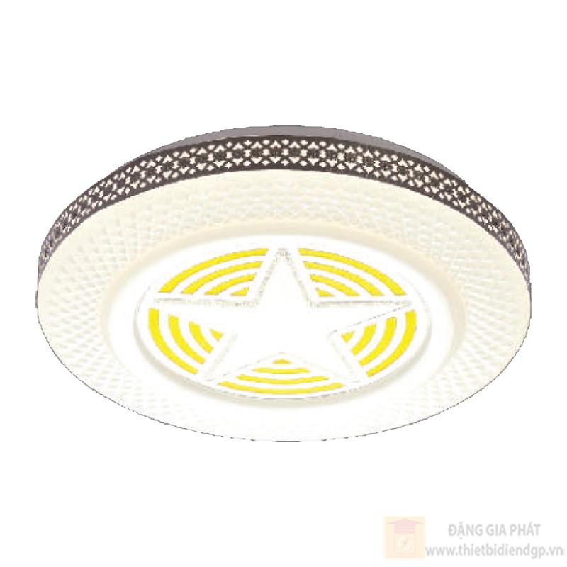 Đèn mâm Verona ốp trần Mica Ø400, ánh sáng 3 chế độ