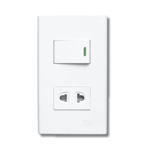 Bộ 1 công tắc và 1 ổ cắm MN2/CT-OC