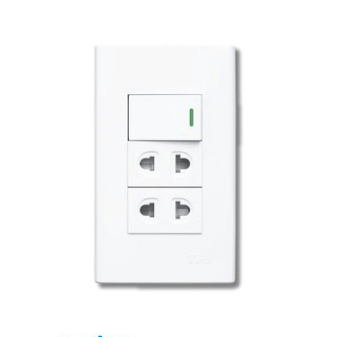 Bộ 1 công tắc và 2 ổ cắm MN3/1CT-2OC