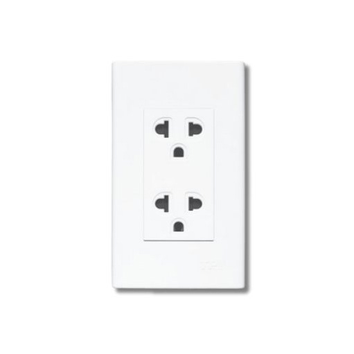 Bộ 2 ổ cắm 3 chấu dọc MN3/2OC3D