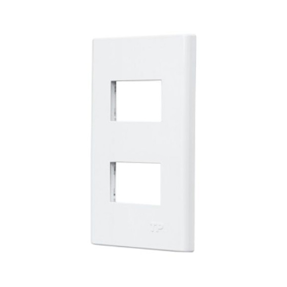 Mặt công tắc ổ cắm 2 thiết bị MOC/2W