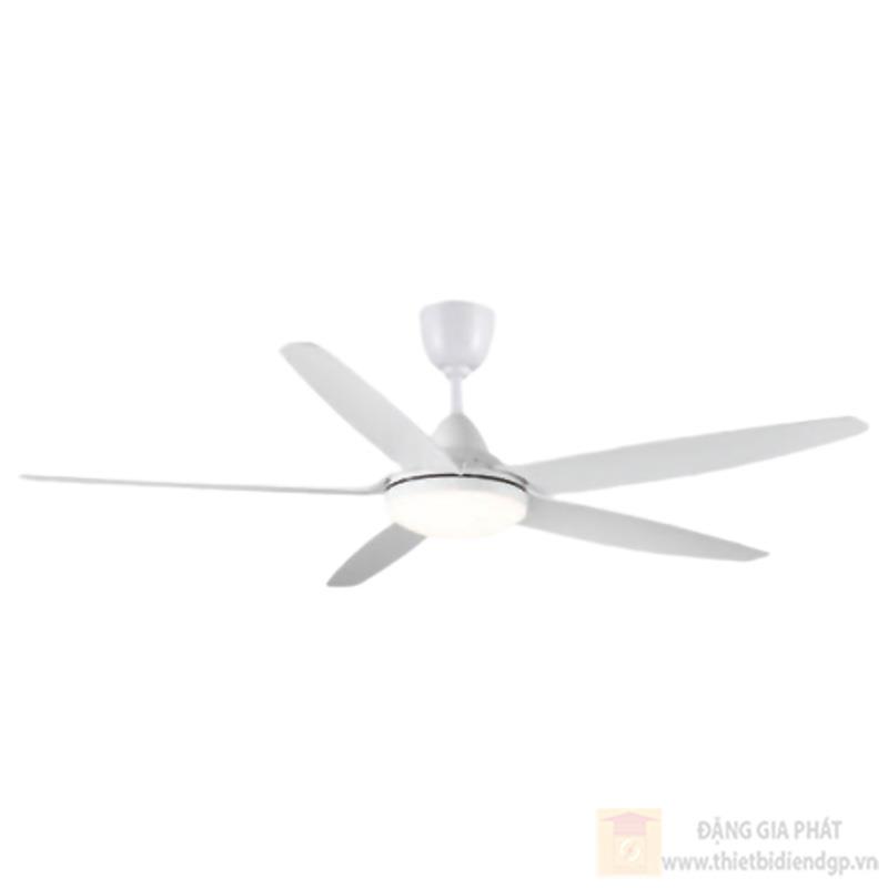 Quạt đèn 5 cánh nhựa ABS trắng 24W-3 chế độ màu có remote điều khiển