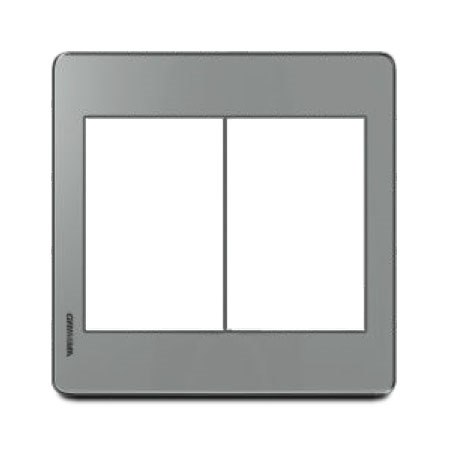 Mặt viền 6 hạt cỡ S Acrylic màu xám Grimma G7 series, G7ACX-M6