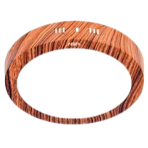 Đèn Mâm Led Tròn Nổi Phẳng Gỗ