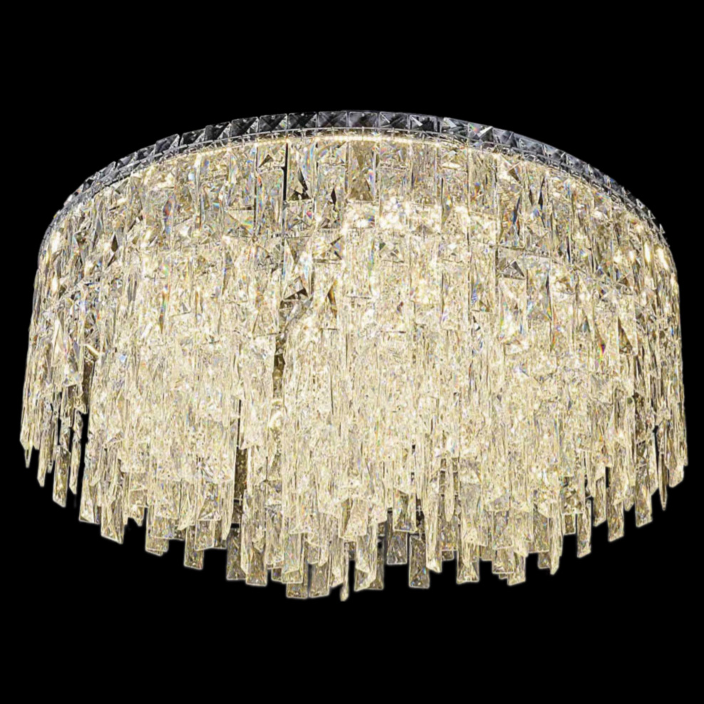 Đèn mâm pha lê SANO Ø950*H330 - LED 280W 3 màu