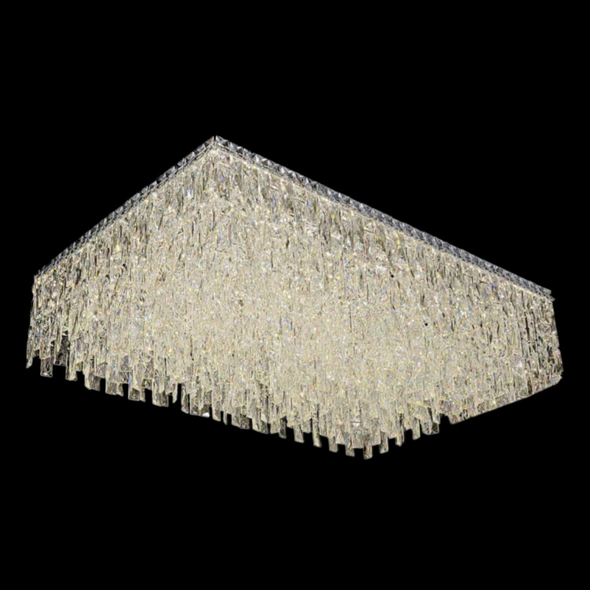 Đèn mâm pha lê SANO L1100*W720*H300 - LED 275W 3 màu