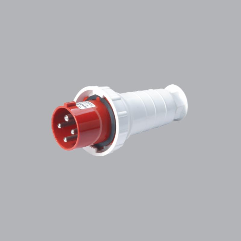 Phích cắm công nghiệp 3 pha MPE loại di động có kẹp giữ dây 380/415V - 3P+E - IP67