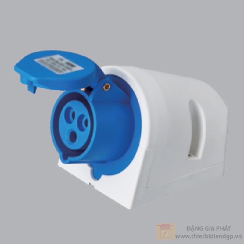 Ổ cắm công nghiệp 1 pha MPE cố định lắp trên tường MPE