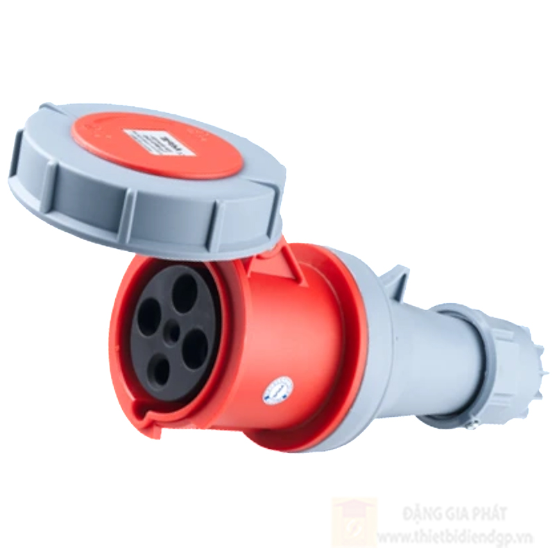 Ổ cắm công nghiệp 3 pha MPE di động có kẹp giữ dây 380-415V 3P+N IP67