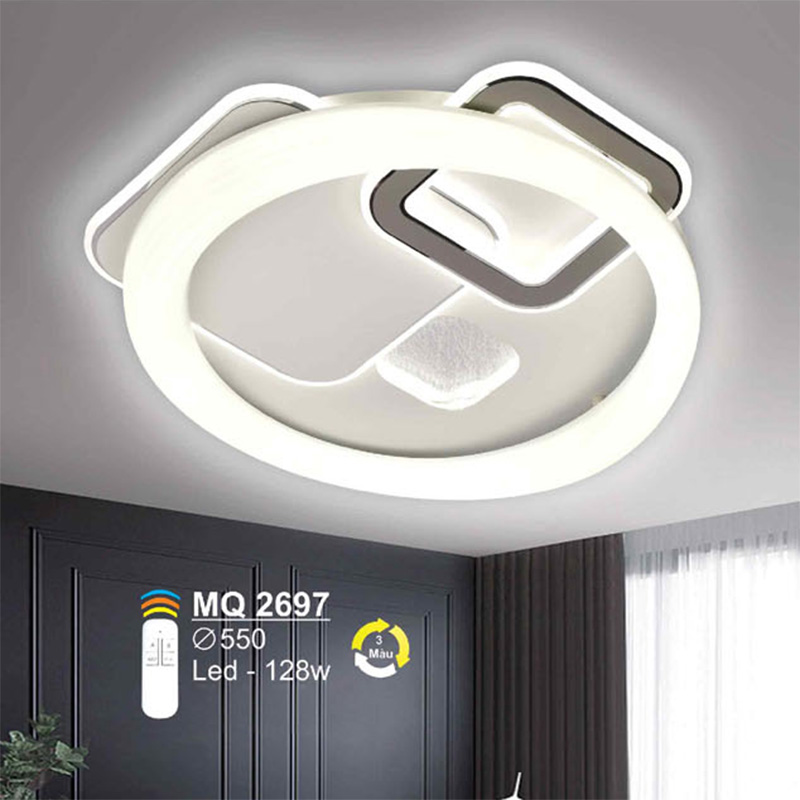 Đèn mâm SANO led 128W - 3 màu ánh sáng - Ø550