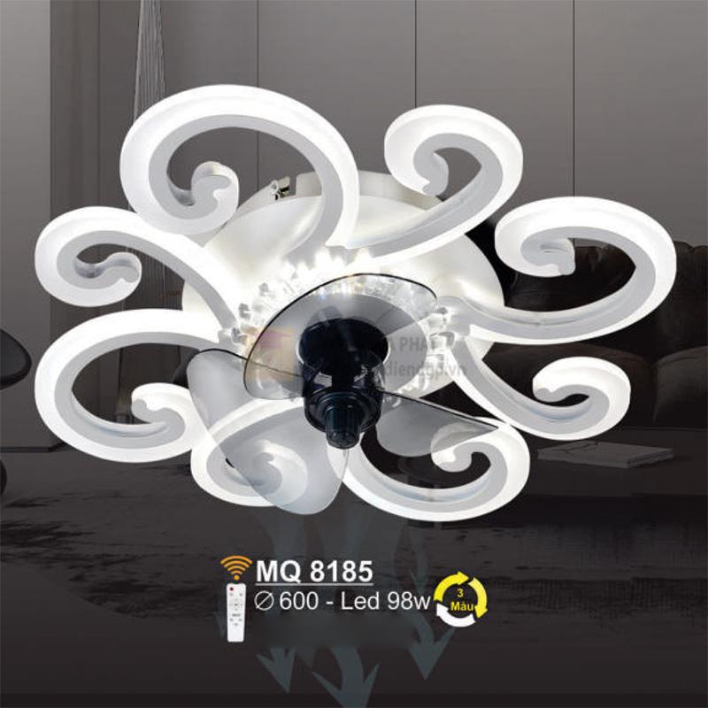 Quạt trần đảo Sano MQ 8185 đèn Led 98W - Ø600