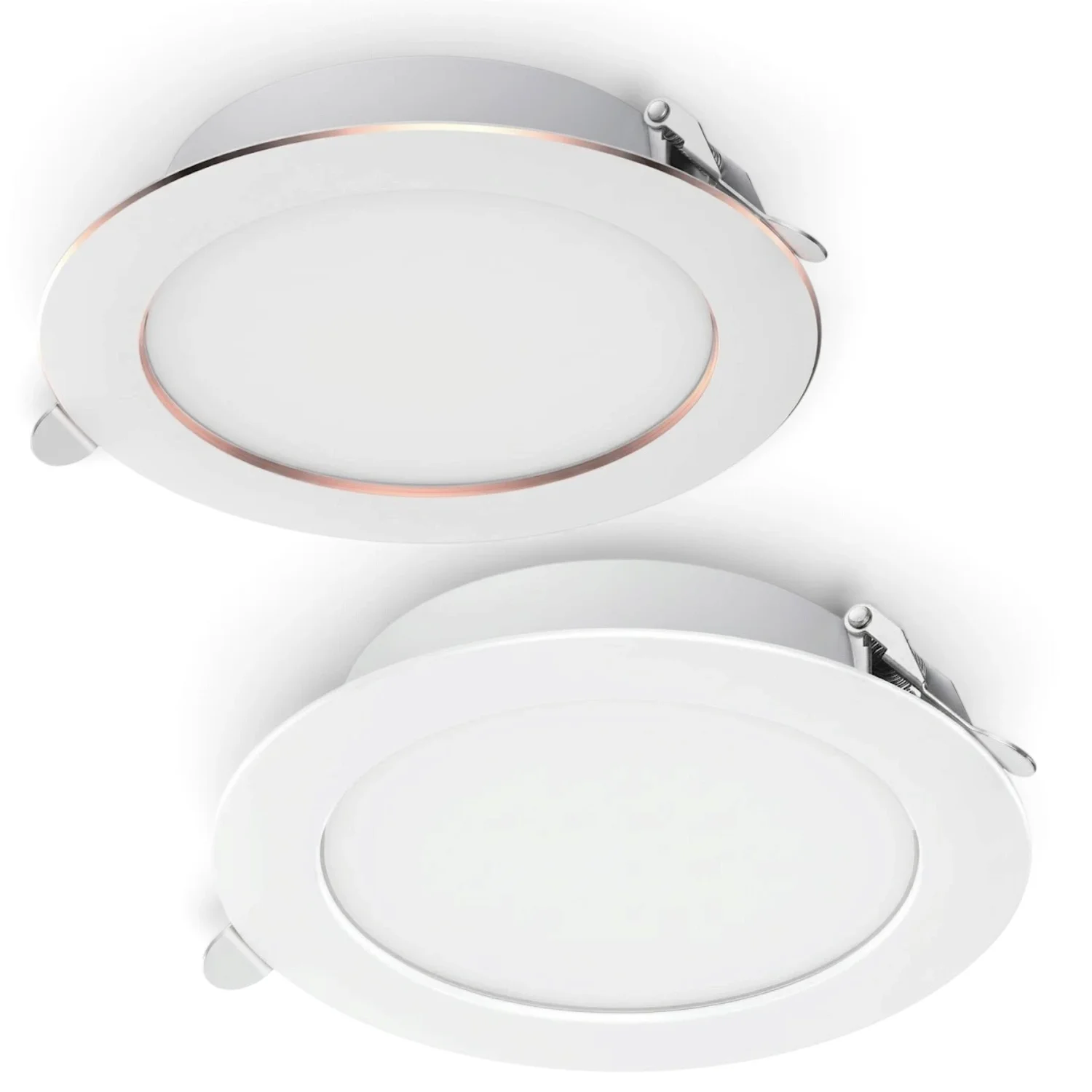 Đèn Led âm trần Megaman viền màu thân nhôm 3 chế độ