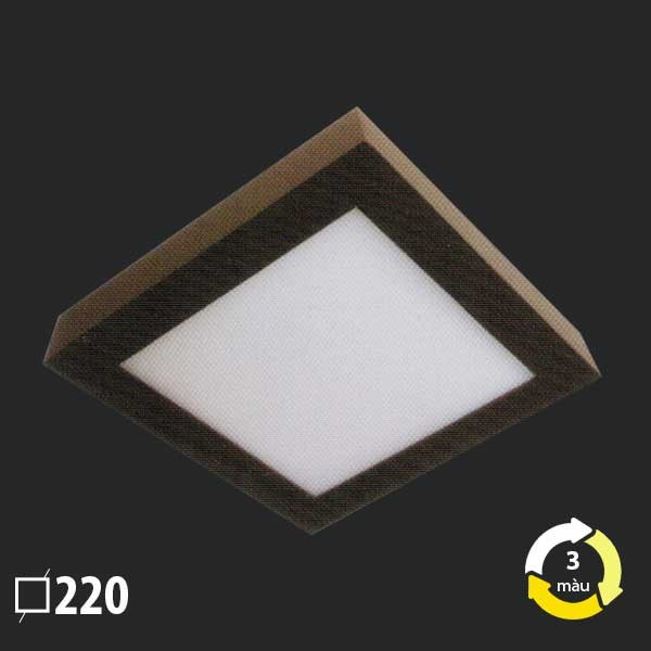 Đèn ốp trần vuông nổi 220x220 MSS-625 SMD 18W