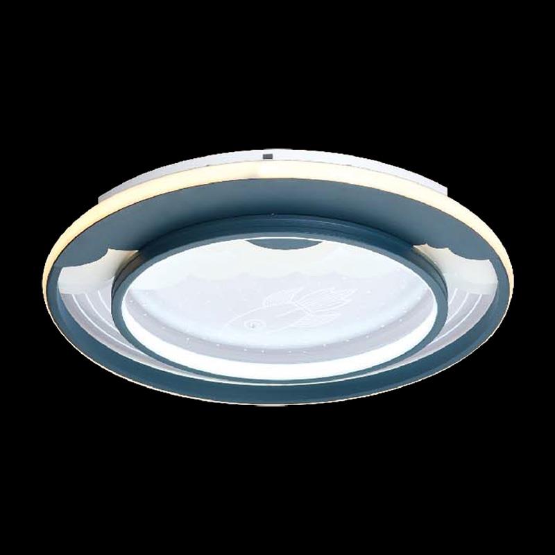 Đèn mâm ốp trần tròn trang trí Verona Ø500*H100 - ánh sáng 3 màu